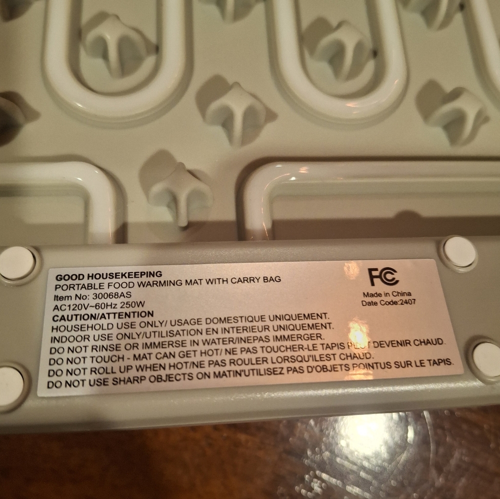 Good Housekeeping Grey Food Large Warming  Mat *** BRAND NEW *** - Picture 11 of 15